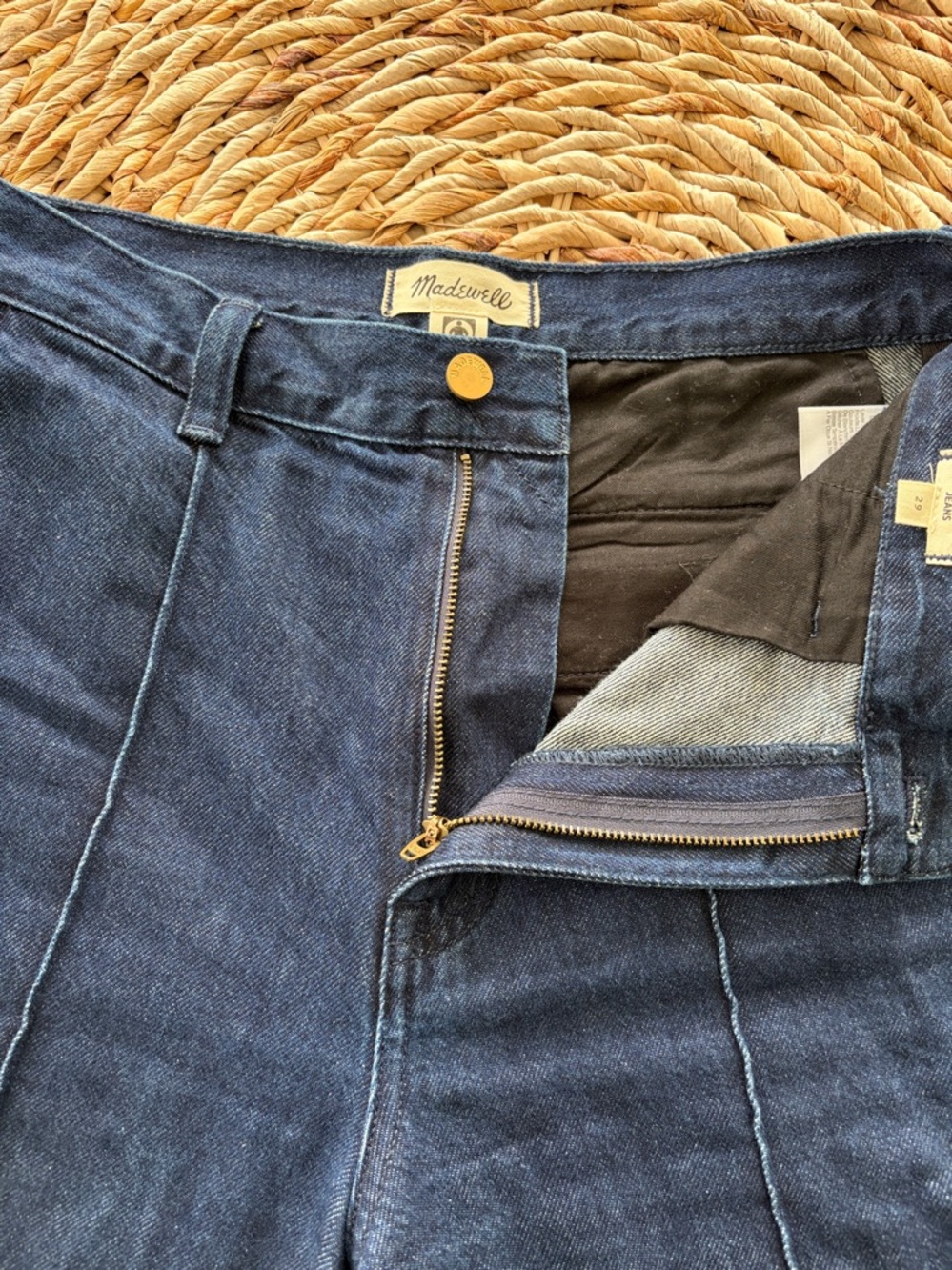 Madewell Superwide Leg Seamed Jean - Picture 10 of 15